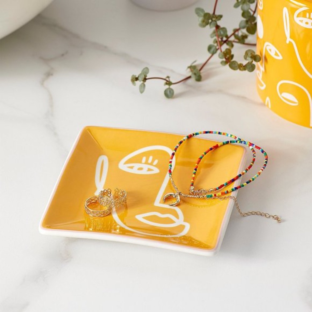 *ADD ON* NWT Simons Abstract Face Small Tray NWT